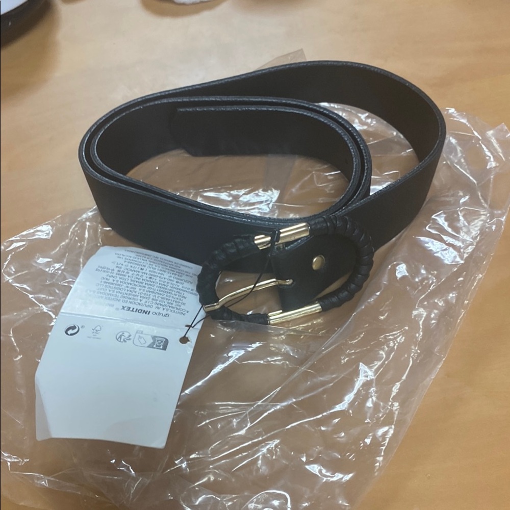 Zara Black collar belt for dogs. Brand new